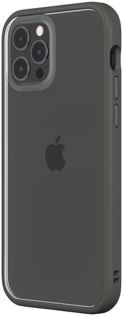 RhinoShield Mod NX Apple iPhone 12 / 12 Pro Hoesje Bumper Graphite afbeelding 2