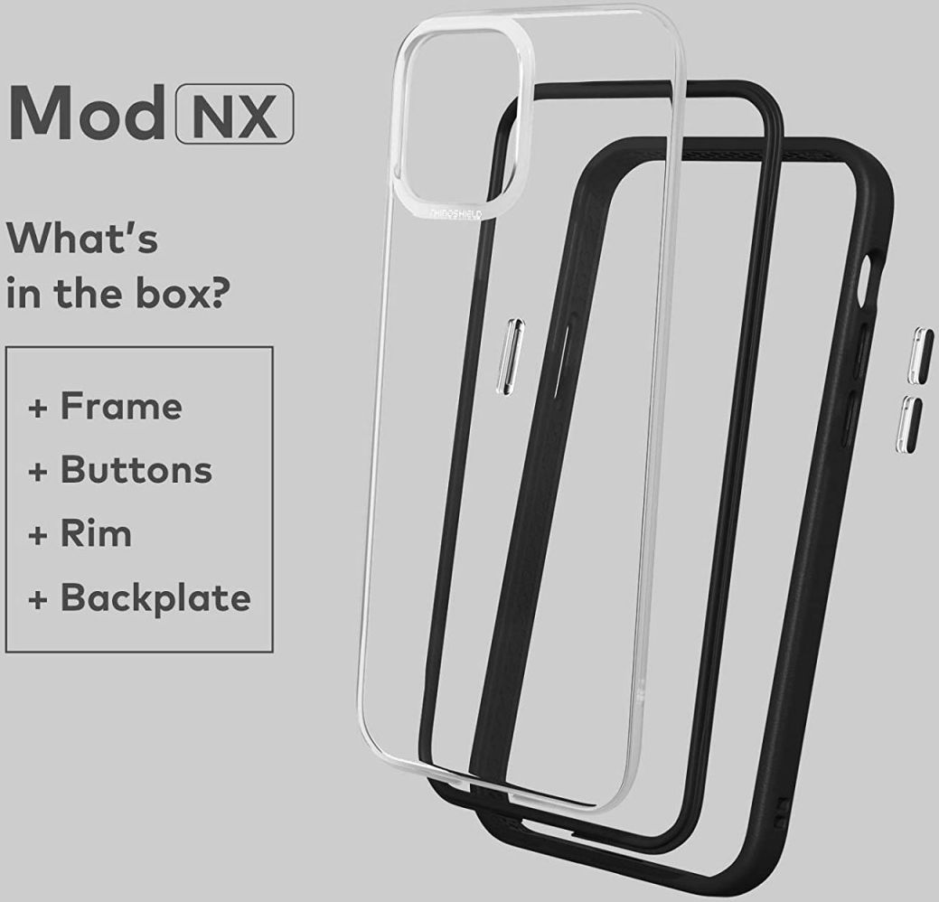 RhinoShield Mod NX Apple iPhone 12 / 12 Pro Hoesje Bumper Groen afbeelding 7