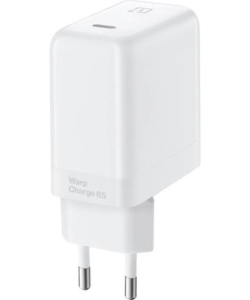 Originele OnePlus Warp Charge 65W USB-C Snel Lader Wit Opladers