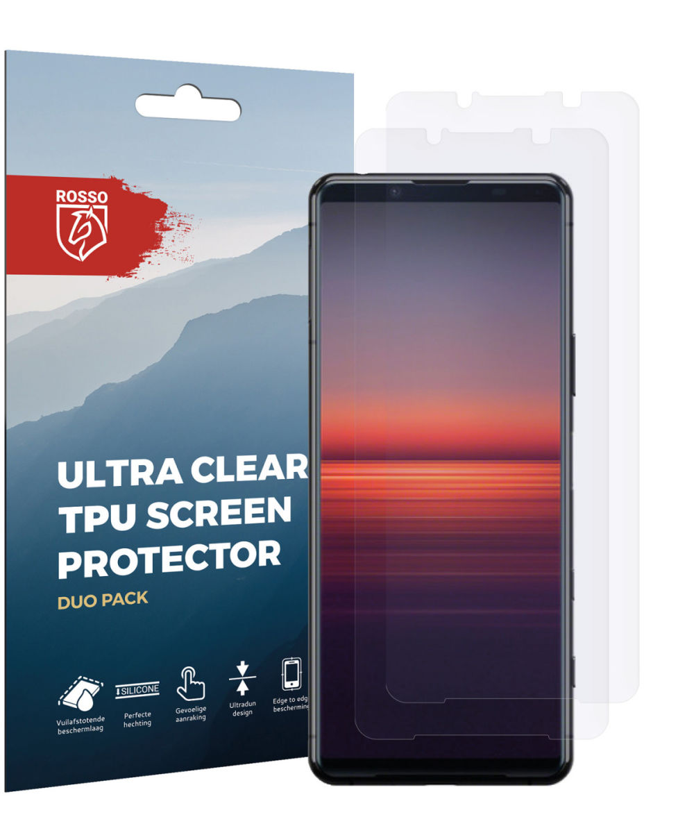 Rosso Sony Xperia 5 II Ultra Clear Screen Protector Duo Pack afbeelding 6