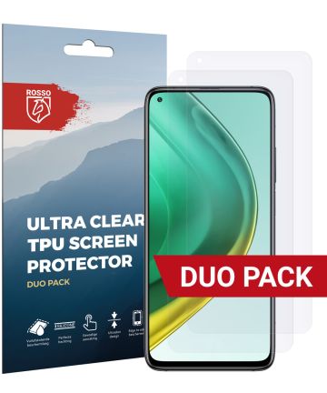 Rosso Xiaomi Mi 10T / Mi 10T Pro Ultra Clear Screen Protector Duo Pack Screen Protectors