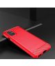 OnePlus 8T Geborsteld TPU Hoesje Rood