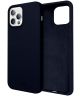 HappyCase Apple iPhone 12 Pro Hoesje Siliconen Back Cover Blauw
