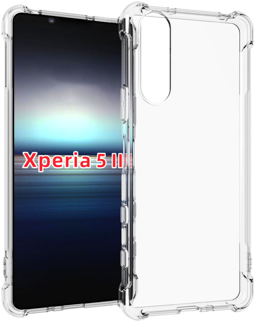 Sony Xperia 5 II Hoesje TPU Schokbestendig Transparant afbeelding 1