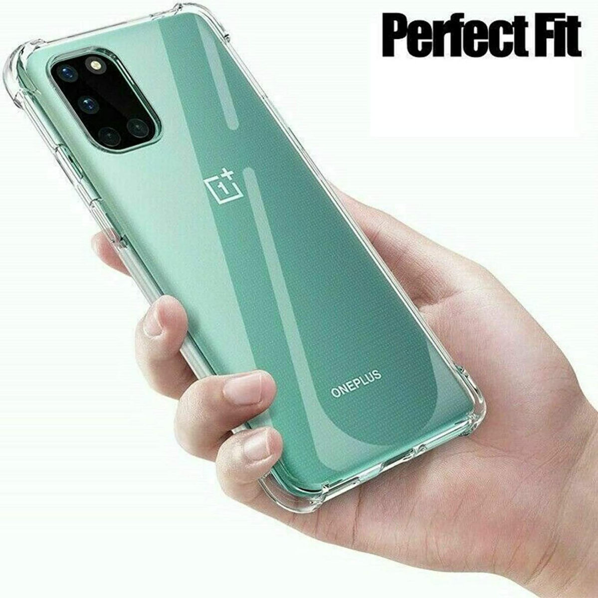 OnePlus 8T Hoesje Schokbestendig Transparant afbeelding 9
