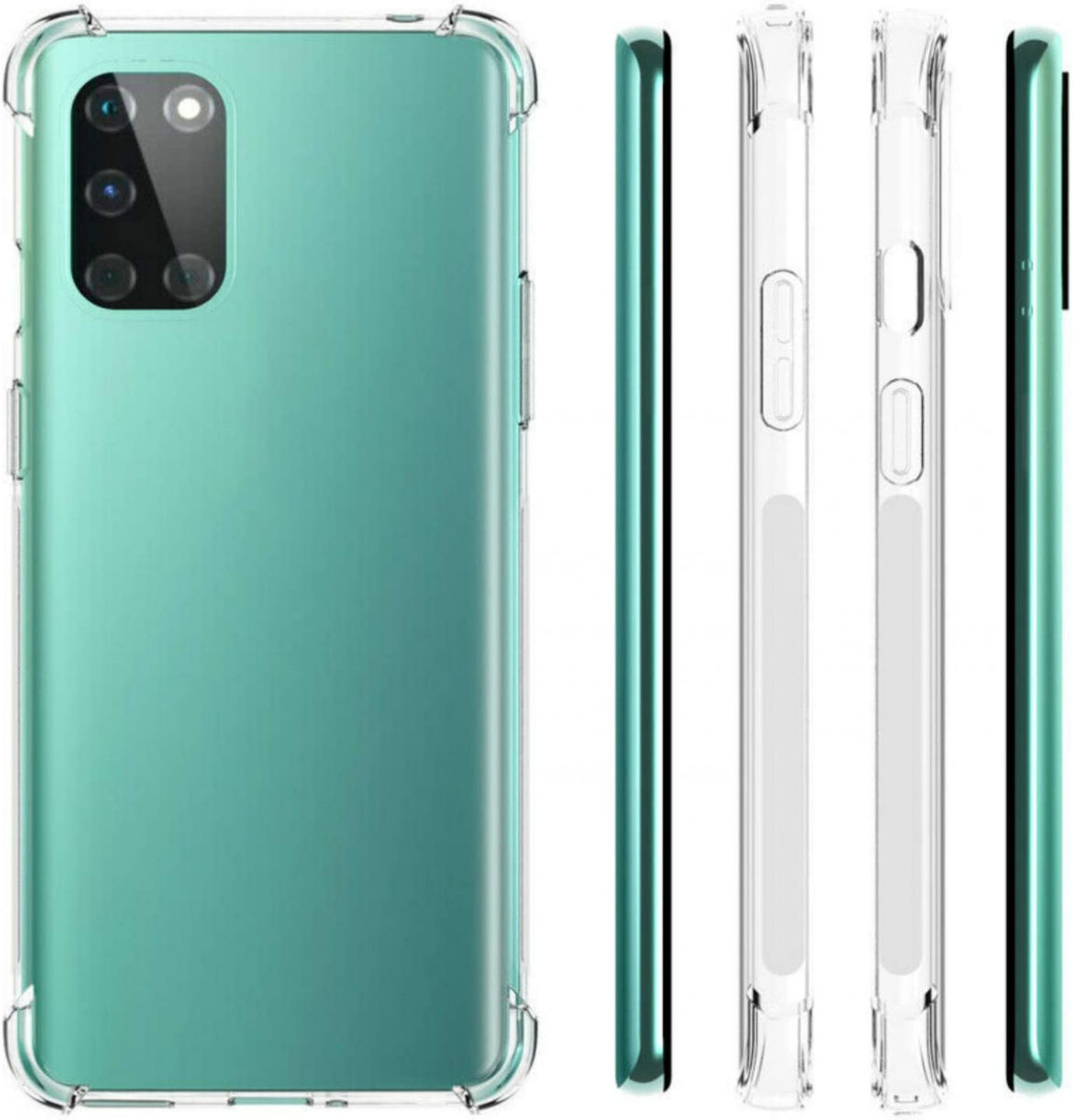 OnePlus 8T Hoesje Schokbestendig Transparant afbeelding 10