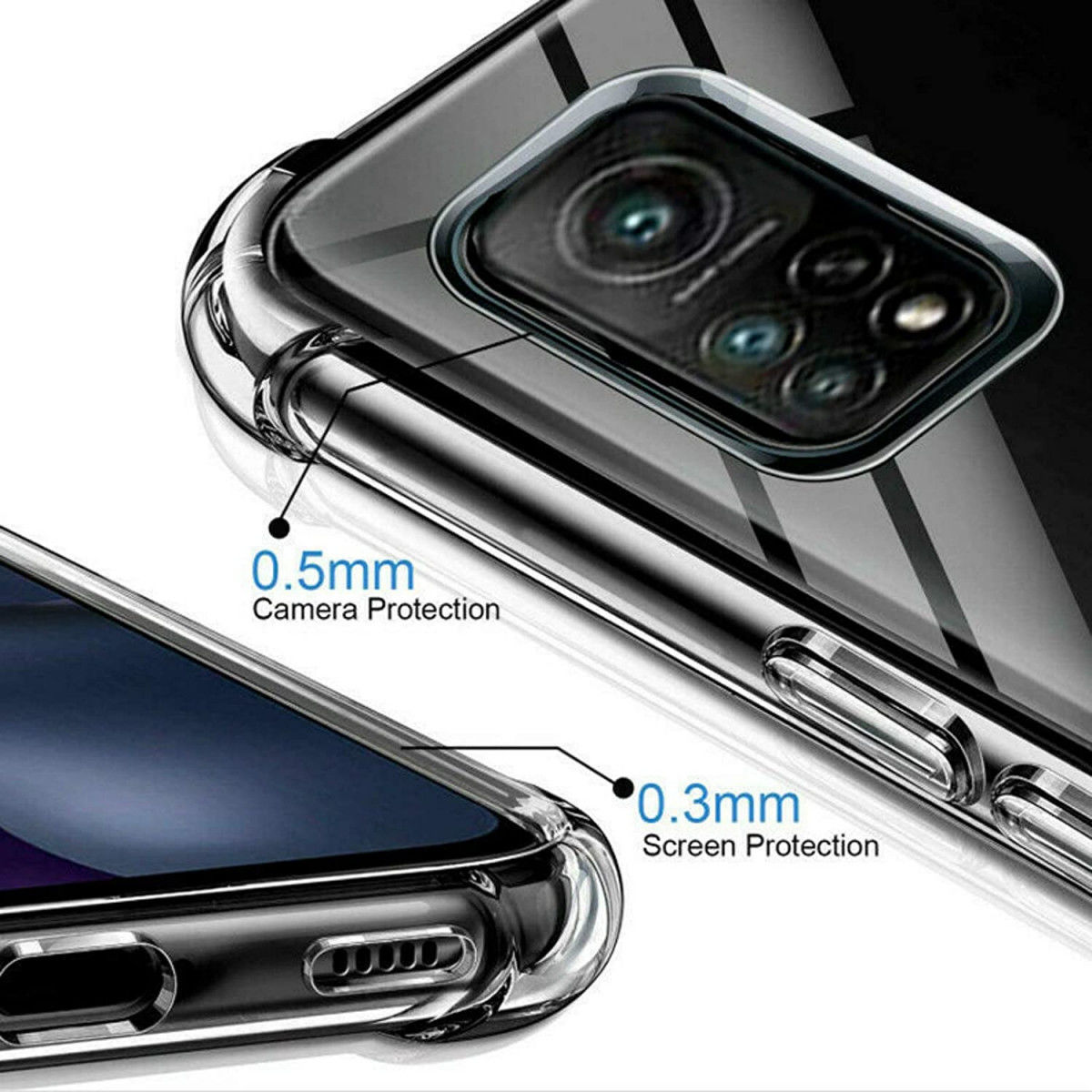 Xiaomi Mi 10T/Mi 10T Pro Hoesje Schokbestendig Transparant afbeelding 6