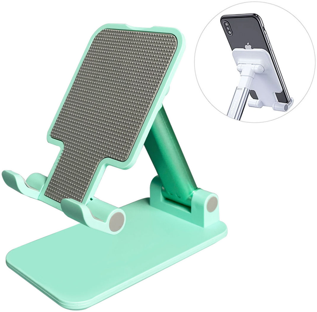 Verstelbare Aluminium Houder Telefoon/Smartphone/iPhone Groen afbeelding 1