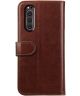 Rosso Element Sony Xperia 5 II Hoesje Book Cover Wallet Case Bruin