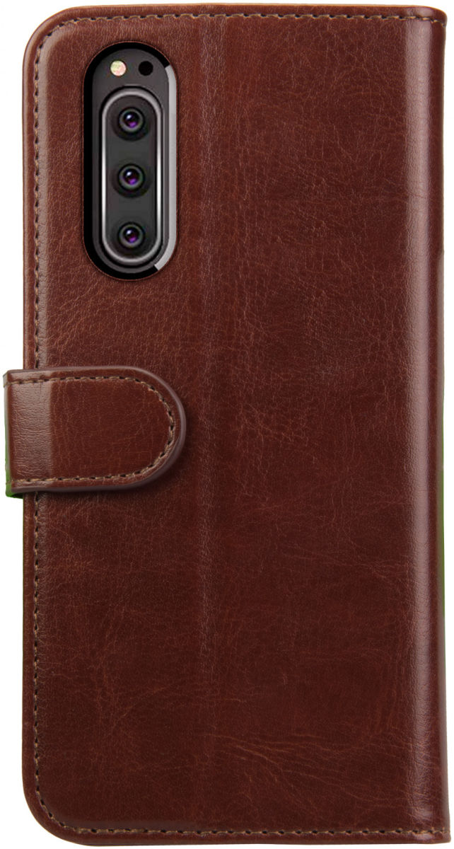 Rosso Element Sony Xperia 5 II Hoesje Book Cover Wallet Case Bruin afbeelding 2