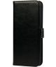 Rosso Element OnePlus 8T Hoesje Book Cover Wallet Case Zwart