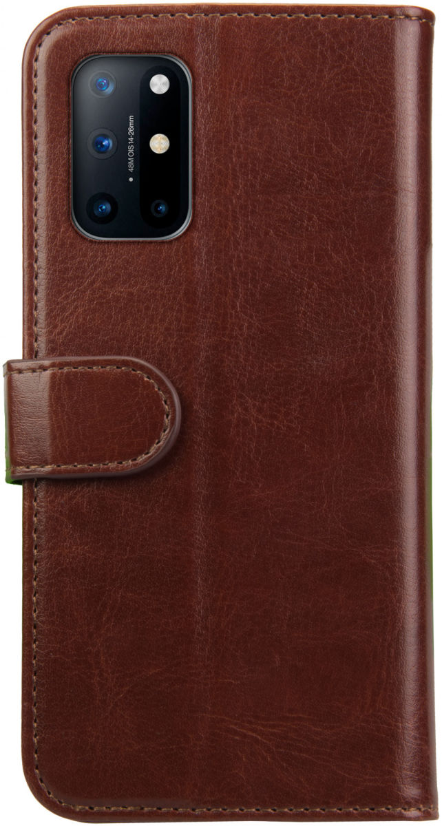 Rosso Element OnePlus 8T Hoesje Book Cover Wallet Case Bruin afbeelding 2