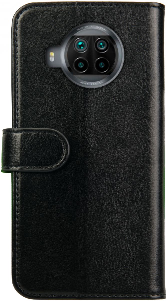 Rosso Element Xiaomi Mi 10T Lite Hoesje Book Cover Wallet Case Zwart afbeelding 2