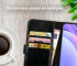Rosso Element Xiaomi Mi 10T Lite Hoesje Book Cover Wallet Case Zwart afbeelding 10