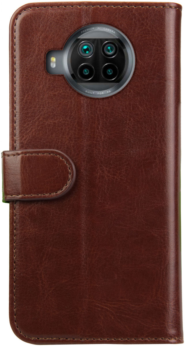Rosso Element Xiaomi Mi 10T Lite Hoesje Book Cover Wallet Case Bruin afbeelding 2