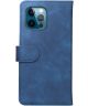 Rosso Element Apple iPhone 12 Pro Hoesje Book Cover Blauw