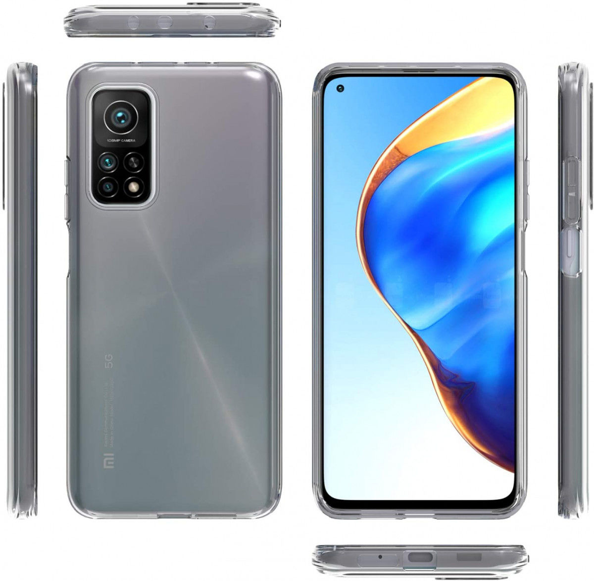 Xiaomi Mi 10T/Mi 10T Pro Hoesje Back Cover Dun TPU Transparant afbeelding 6