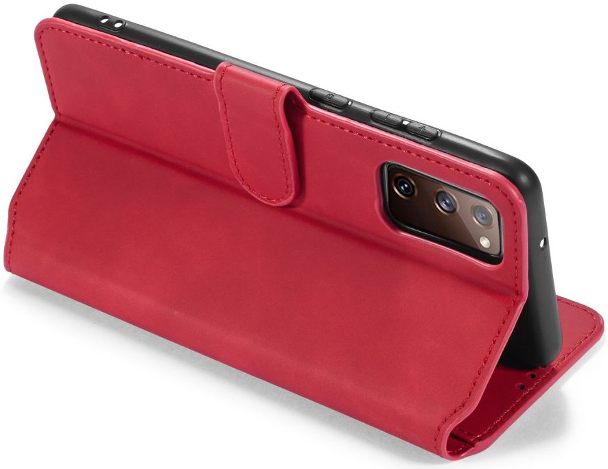 DG Ming Retro Portemonnee Samsung Galaxy S20 FE Hoesje Rood afbeelding 4