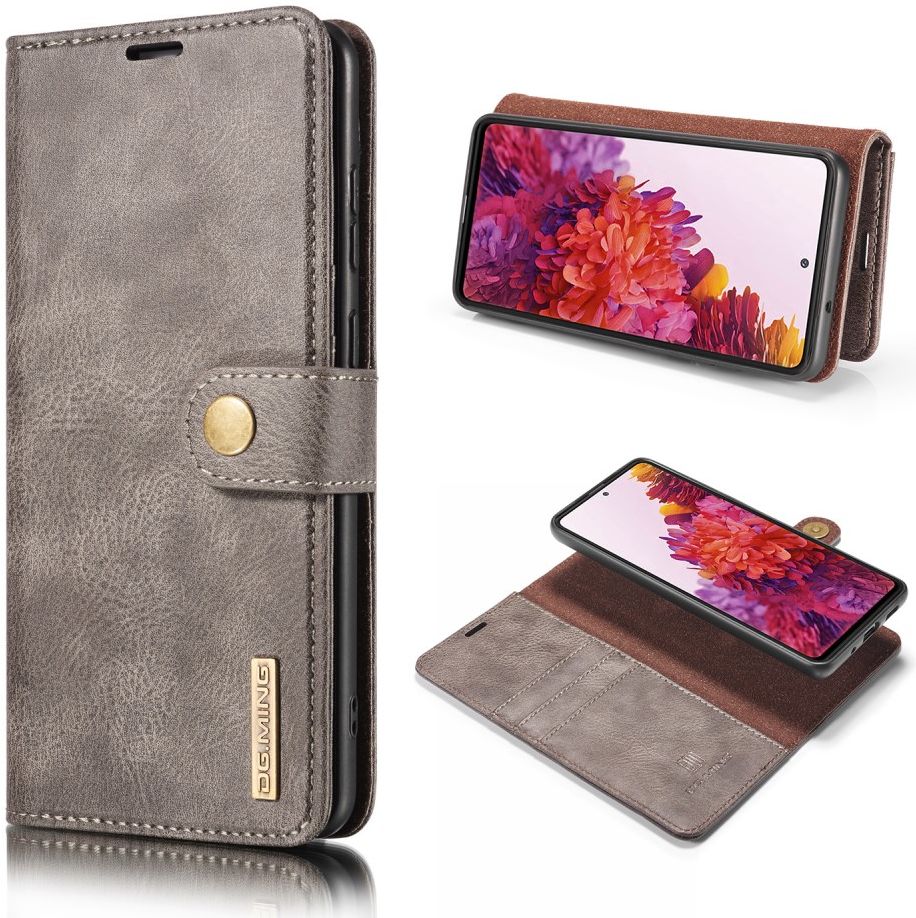 Samsung Galaxy S20 FE 2-in-1 Bookcase en Back Cover Hoesje Grijs afbeelding 6