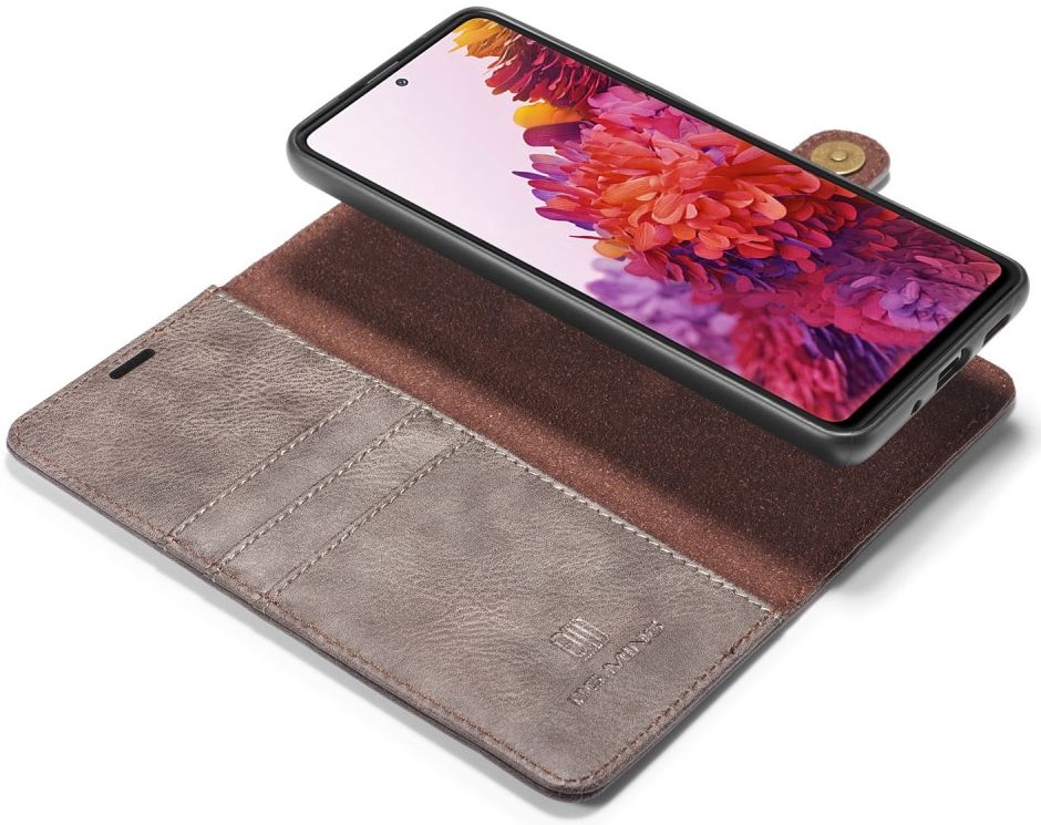 Samsung Galaxy S20 FE 2-in-1 Bookcase en Back Cover Hoesje Grijs afbeelding 1