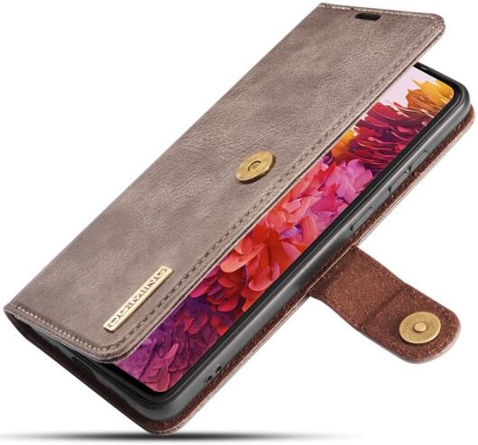 Samsung Galaxy S20 FE 2-in-1 Bookcase en Back Cover Hoesje Grijs afbeelding 2