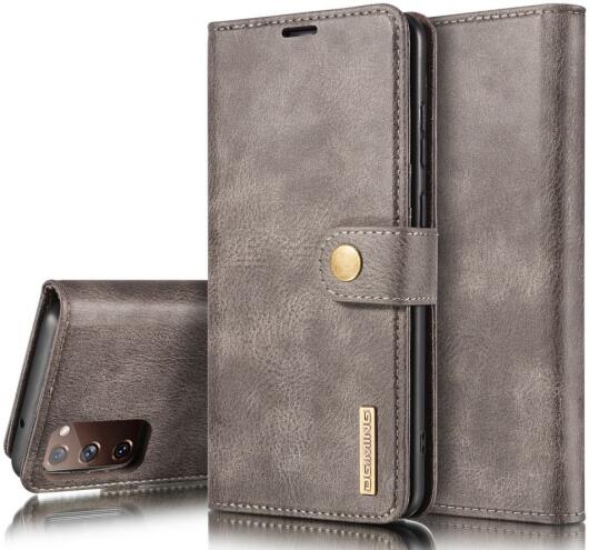 Samsung Galaxy S20 FE 2-in-1 Bookcase en Back Cover Hoesje Grijs afbeelding 7