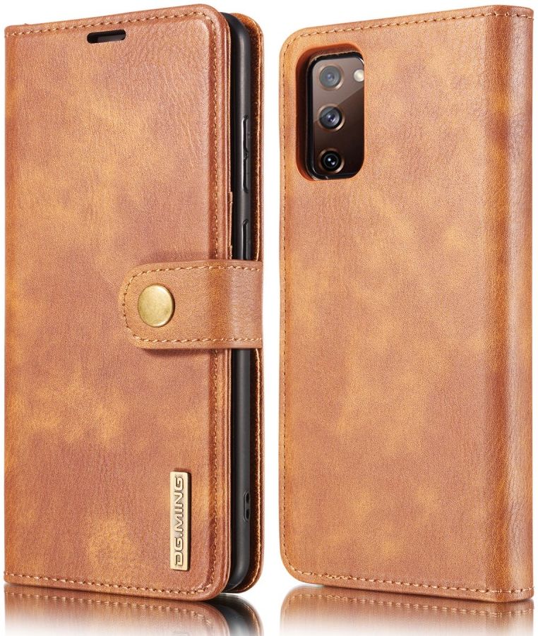 Samsung Galaxy S20 FE 2-in-1 Bookcase en Back Cover Hoesje Bruin afbeelding 4