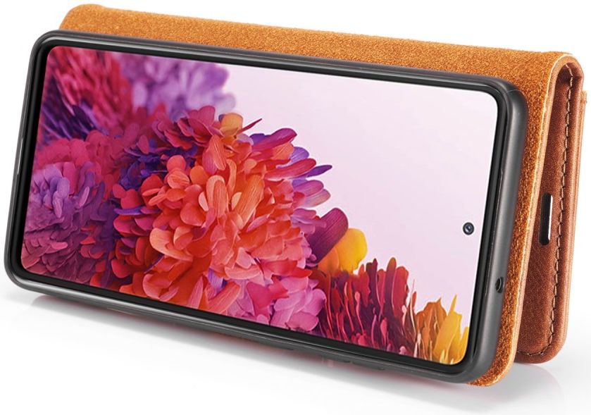 Samsung Galaxy S20 FE 2-in-1 Bookcase en Back Cover Hoesje Bruin afbeelding 12
