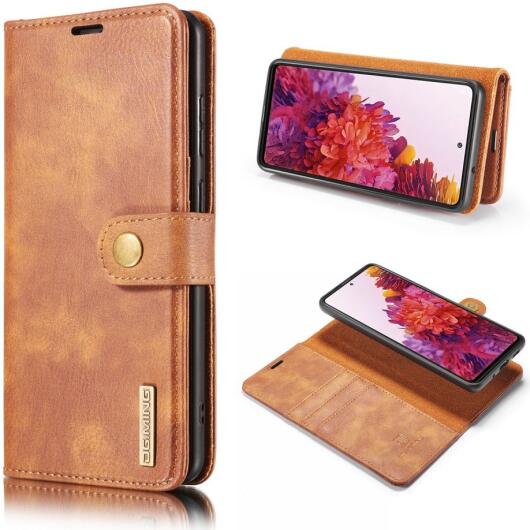 Samsung Galaxy S20 FE 2-in-1 Bookcase en Back Cover Hoesje Bruin afbeelding 6