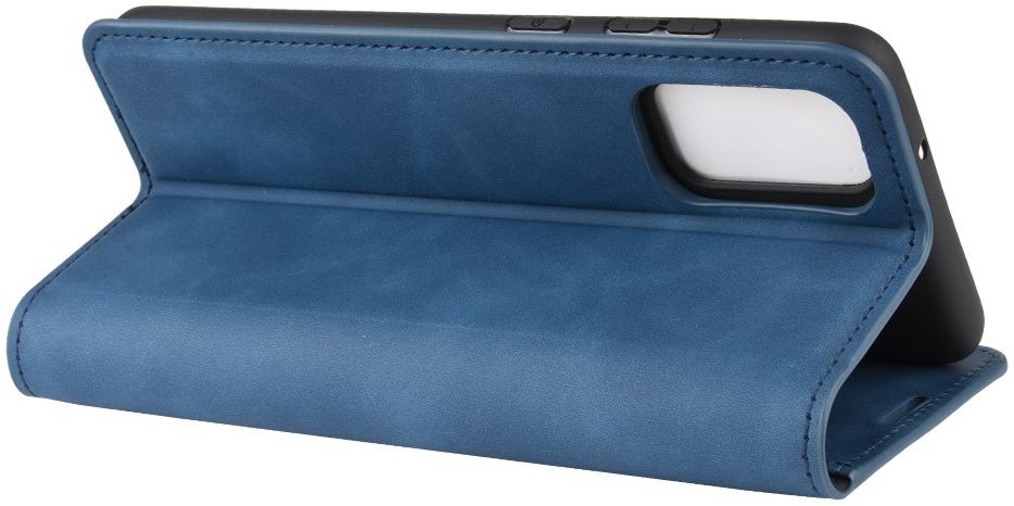 Samsung Galaxy S20 FE Hoesje Wallet Book Case Kunstleer Blauw afbeelding 2