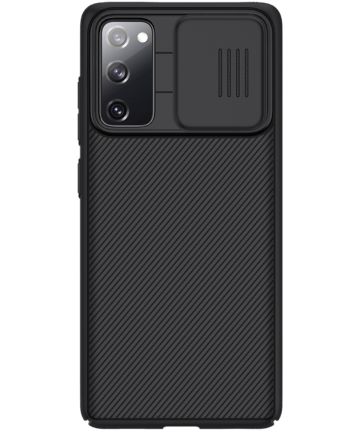 Nillkin CamShield Samsung Galaxy S20 FE Hoesje met Camera Slider Zwart Hoesjes