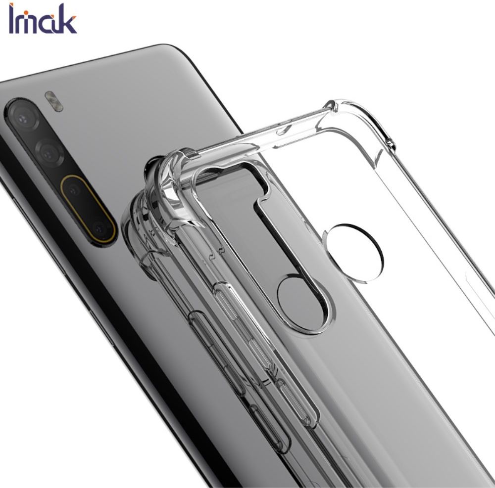IMAK HTC Desire 20 Pro Hoesje TPU + Screenprotector Transparant afbeelding 3