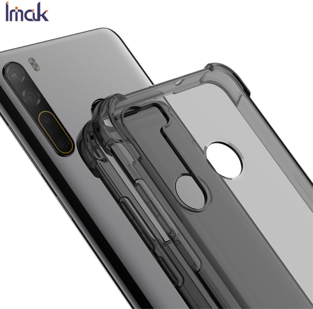 IMAK HTC Desire 20 Pro Hoesje + Screenprotector Transparant Zwart afbeelding 3
