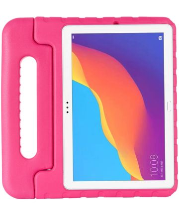 Huawei MatePad Pro Kinder Tablethoes met Handvat Roze Hoesjes