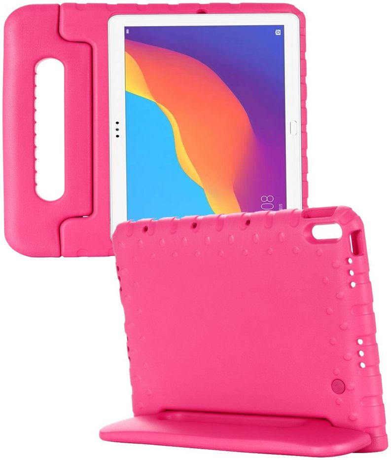 Huawei MatePad Pro Kinder Tablethoes met Handvat Roze afbeelding 6