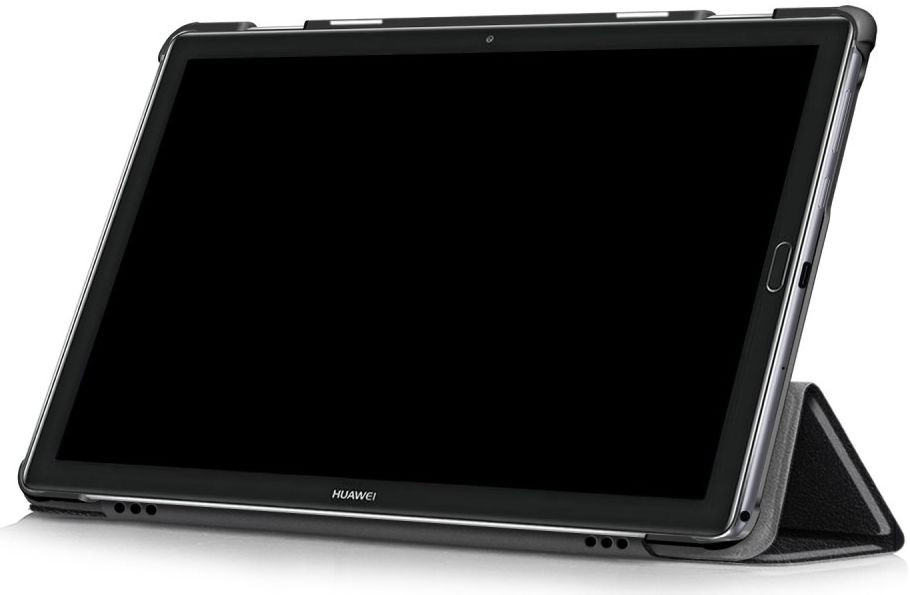 Huawei MatePad Pro Hoes Tri-fold Book Case Zwart afbeelding 7