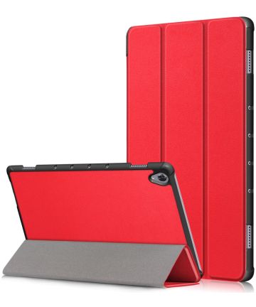 Huawei MatePad Pro Hoes Tri-fold Book Case Rood Hoesjes