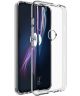 IMAK UX-5 Series Motorola One Fusion Plus Hoesje Dun TPU Transparant