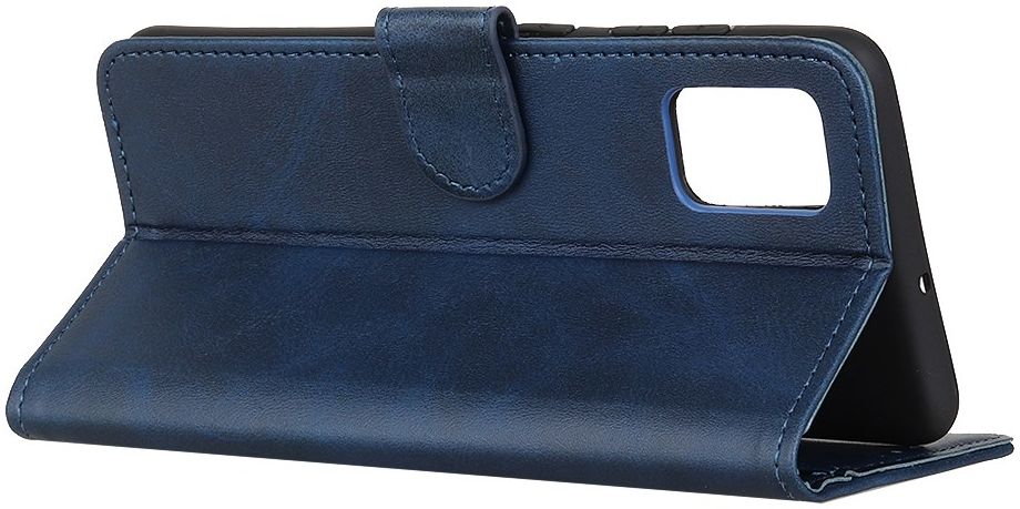 Motorola Moto G9 Plus Portemonnee Stand Hoesje Blauw afbeelding 4