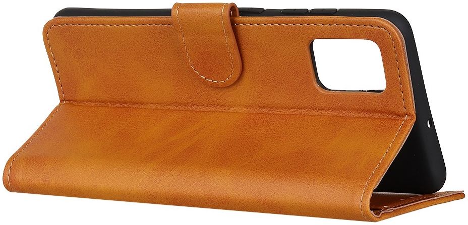 Motorola Moto G9 Plus Portemonnee Stand Hoesje Bruin afbeelding 4