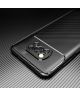 Xiaomi Poco X3 / X3 Pro Hoesje TPU Carbon Fiber Back Cover Blauw