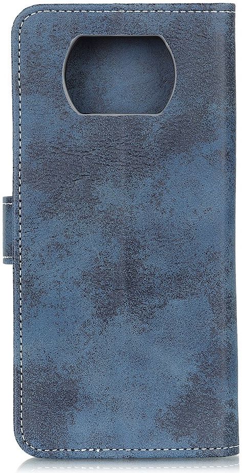Xiaomi Poco X3 / X3 Pro Hoesje Portemonnee Book Case Kunstleer Blauw afbeelding 2