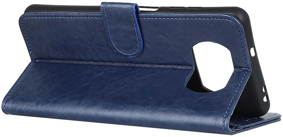 Xiaomi Poco X3 / X3 Pro Hoesje Book Case met Pasjes Kunstleer Blauw afbeelding 5