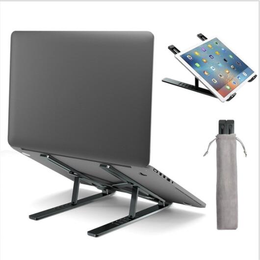 Universele Verstelbare Opvouwbare Stand Laptops tot 18 Inch Zwart afbeelding 2