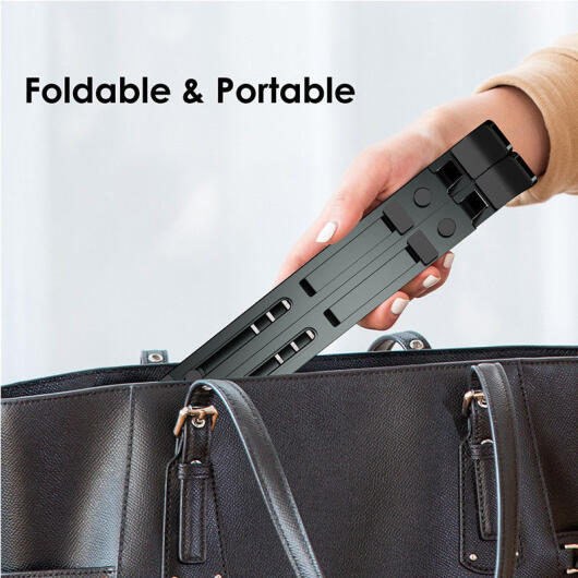 Universele Verstelbare Opvouwbare Stand Laptops tot 18 Inch Zwart afbeelding 3