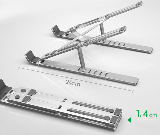 Universele Verstelbare Opvouwbare Stand Laptops tot 18 Inch Zwart afbeelding 11
