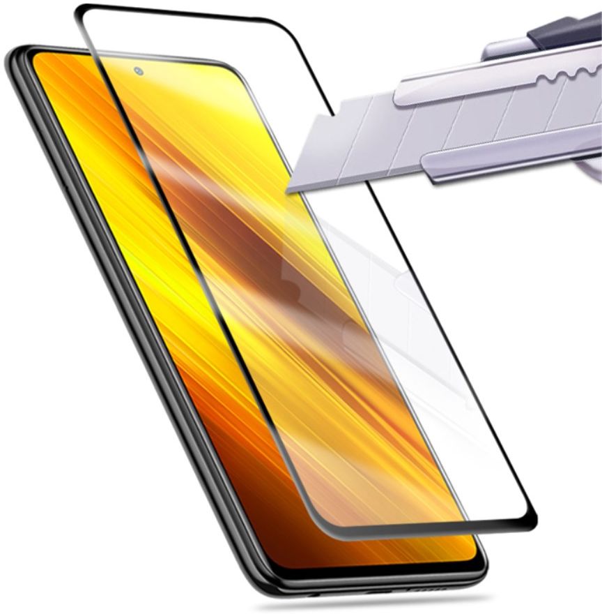 MOCOLO Xiaomi Poco X3 / X3 Pro Screen Protector Volledig Dekkend afbeelding 5