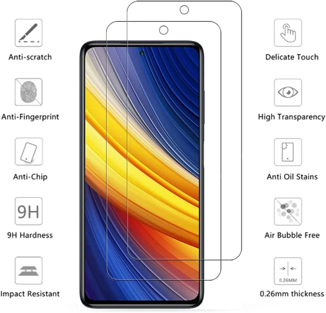 Xiaomi Poco X3 / X3 Pro Screen Protector 0.3mm Arc Edge Tempered Glass afbeelding 2