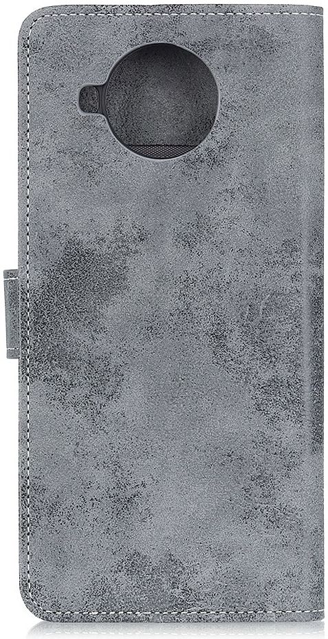 Nokia 8.3 Hoesje Portemonnee Book Case Kunstleer Grijs afbeelding 3