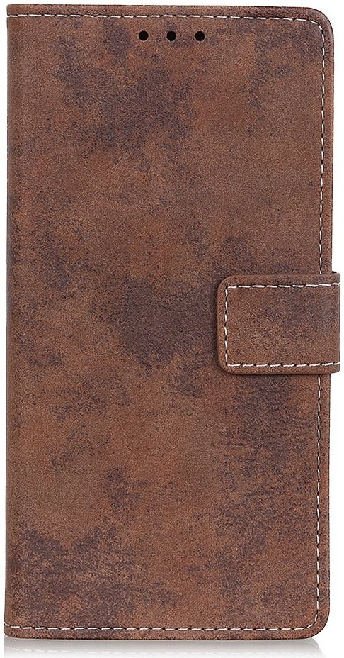 Nokia 8.3 Hoesje Portemonnee Book Case Kunstleer Donkerbruin afbeelding 2